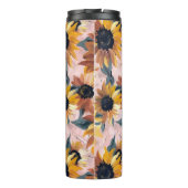 Sonnenblumendesign Thermosbecher (Rückseite)