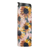 Sonnenblumendesign Thermosbecher (Nach rechts gedreht)