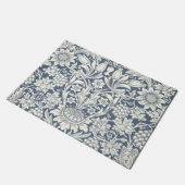 Sonnenblumendesign (von William Morris) Doormat Fußmatte (Schrägansicht)