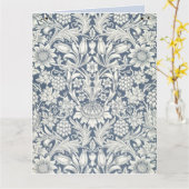 Sonnenblumendesign (von William Morris) Großkarte Karte (Gelbe Blume)