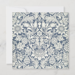 Sonnenblumendesign (von William Morris) Karte