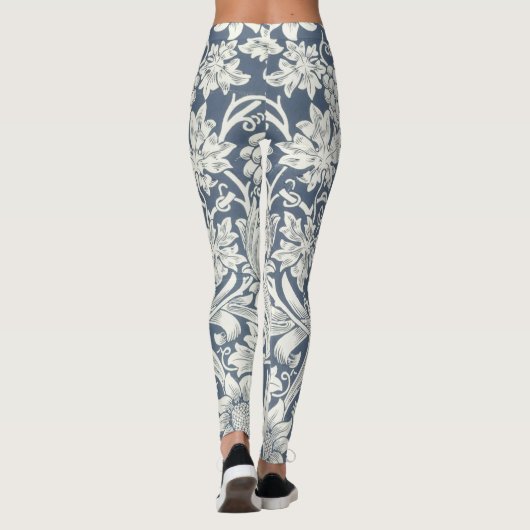 Sonnenblumendesign (von William Morris) Leggings (Rückseite)