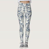 Sonnenblumendesign (von William Morris) Leggings (Vorderseite)
