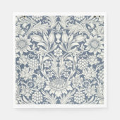 Sonnenblumendesign (von William Morris) Napkins Serviette (Vorderseite)