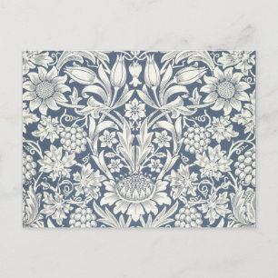 Sonnenblumendesign (von William Morris) Postcard Postkarte