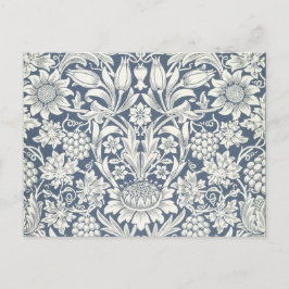Sonnenblumendesign (von William Morris) Postcard Postkarte
