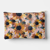 Sonnenblumendesign Zubehörtasche (Rückseite)