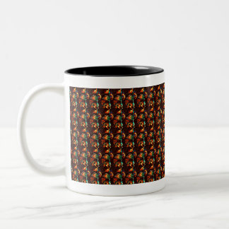 Sonnenblumendesign Zweifarbige Tasse