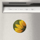 Sonnenblumendetails Magnet (In Situ (Geschirrspüler))