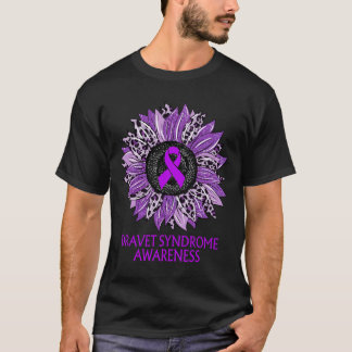 Sonnenblumendravet-Syndrom Bewusstsein Lila Band T-Shirt