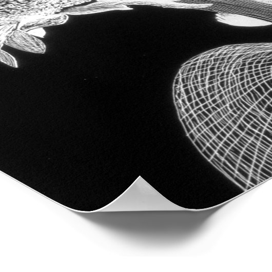 Sonnenblumendruck - Kunst für Wohltätigkeit Poster (Ecke)