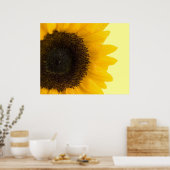 Sonnenblumendruck Poster (Küche)