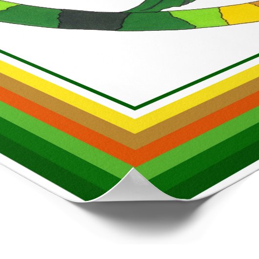 Sonnenblumendruck Poster (Ecke)