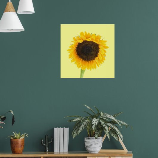Sonnenblumendruck Poster (Wohnzimmer 1)