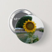 Sonnenblumendruckkunst Button (Vorne & Hinten)