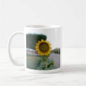 Sonnenblumendruckkunst Kaffeetasse (Links)