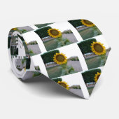 Sonnenblumendruckkunst Krawatte (Gerollt)
