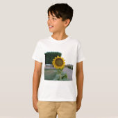 Sonnenblumendruckkunst T-Shirt (Vorne ganz)