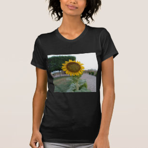 Sonnenblumendruckkunst T-Shirt