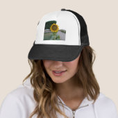 Sonnenblumendruckkunst Truckerkappe (Beispiel)