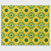 Sonnenblumendruckpapier Geschenkpapier (Flach)