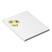 "Sonnenblumenduet" Notizblock (angewinkelt)