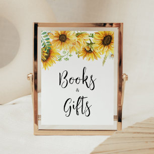 Sonnenblumendusche Bücher und Geschenke Poster