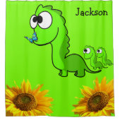 Sonnenblumendusche Duschvorhang (Vorderseite)