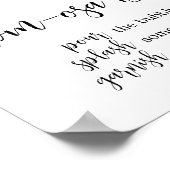 Sonnenblumendusche Mama Osa Bar Poster (Ecke)