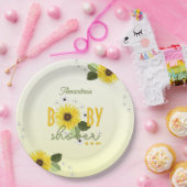 Sonnenblumendusche Pappteller (Party)