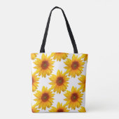Sonnenblumendusche Personalisiert Tasche (Rückseite)