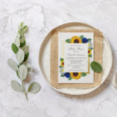 Sonnenblumendusche Rose Daisy Herbstdusche Folieneinladung