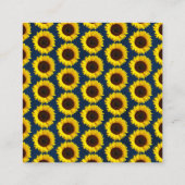 Sonnenblumendusche Windelwanne Begleitkarte (Rückseite)