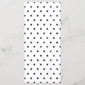 Sonnenblumenduschmenü Menükarte (Rückseite)