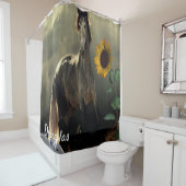 Sonnenblumenduschvorhang Duschvorhang (Beispiel)