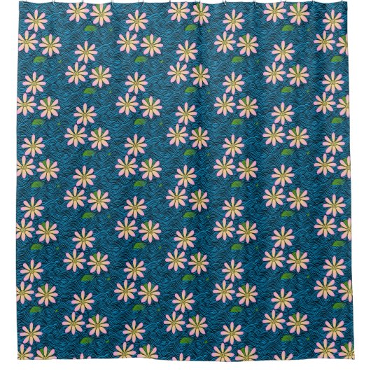 Sonnenblumenduschvorhang Duschvorhang (Vorderseite)