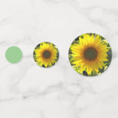 Sonnenblumenempfindung Konfetti (Rückseiten)