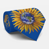 Sonnenblumenerde-Krawatte Krawatte (Gerollt)