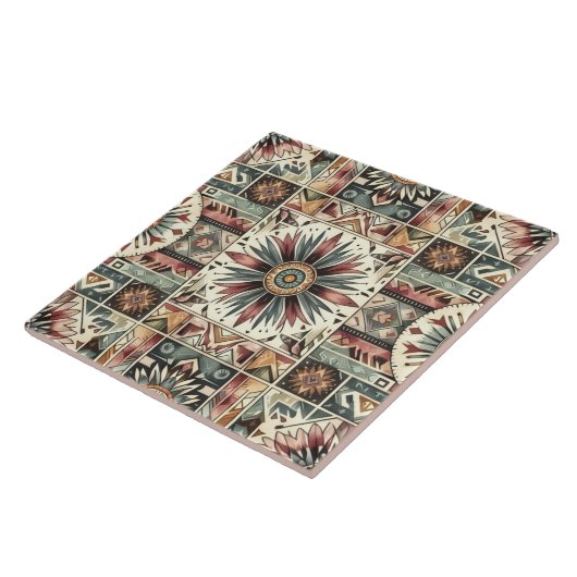 Sonnenblumenernte Fliese (Seite)