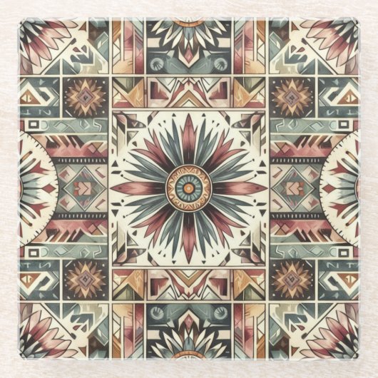 Sonnenblumenernte Glasuntersetzer (Vorderseite)