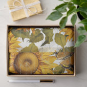 Sonnenblumenfall Blütenschmetterling Ephemere Deko Seidenpapier (Geschenk)