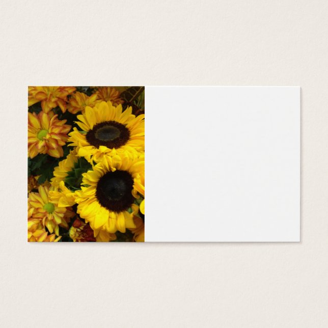Sonnenblumenfallen-Blume (Vorderseite)
