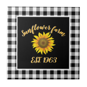 Sonnenblumenfarm fliese