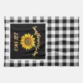 Sonnenblumenfarm Geschirrtuch (Horizontal)