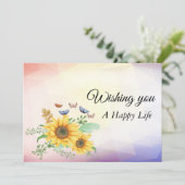 Sonnenblumenfeder (Stehend Vorderseite)