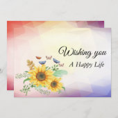 Sonnenblumenfeder (Vorne/Hinten)