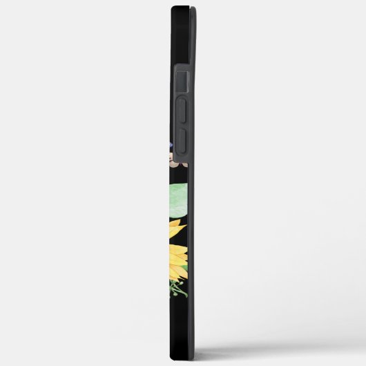 Sonnenblumenfeder Case-Mate iPhone Hülle (Rückseite / Links)