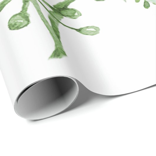 Sonnenblumenfeder Geschenkpapier (Rolleneckpunkt)