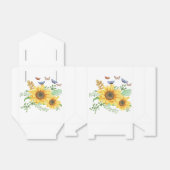 Sonnenblumenfeder Geschenkschachtel (Ungefaltet)