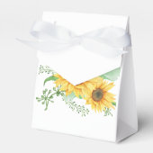 Sonnenblumenfeder Geschenkschachtel (Vorderseite)